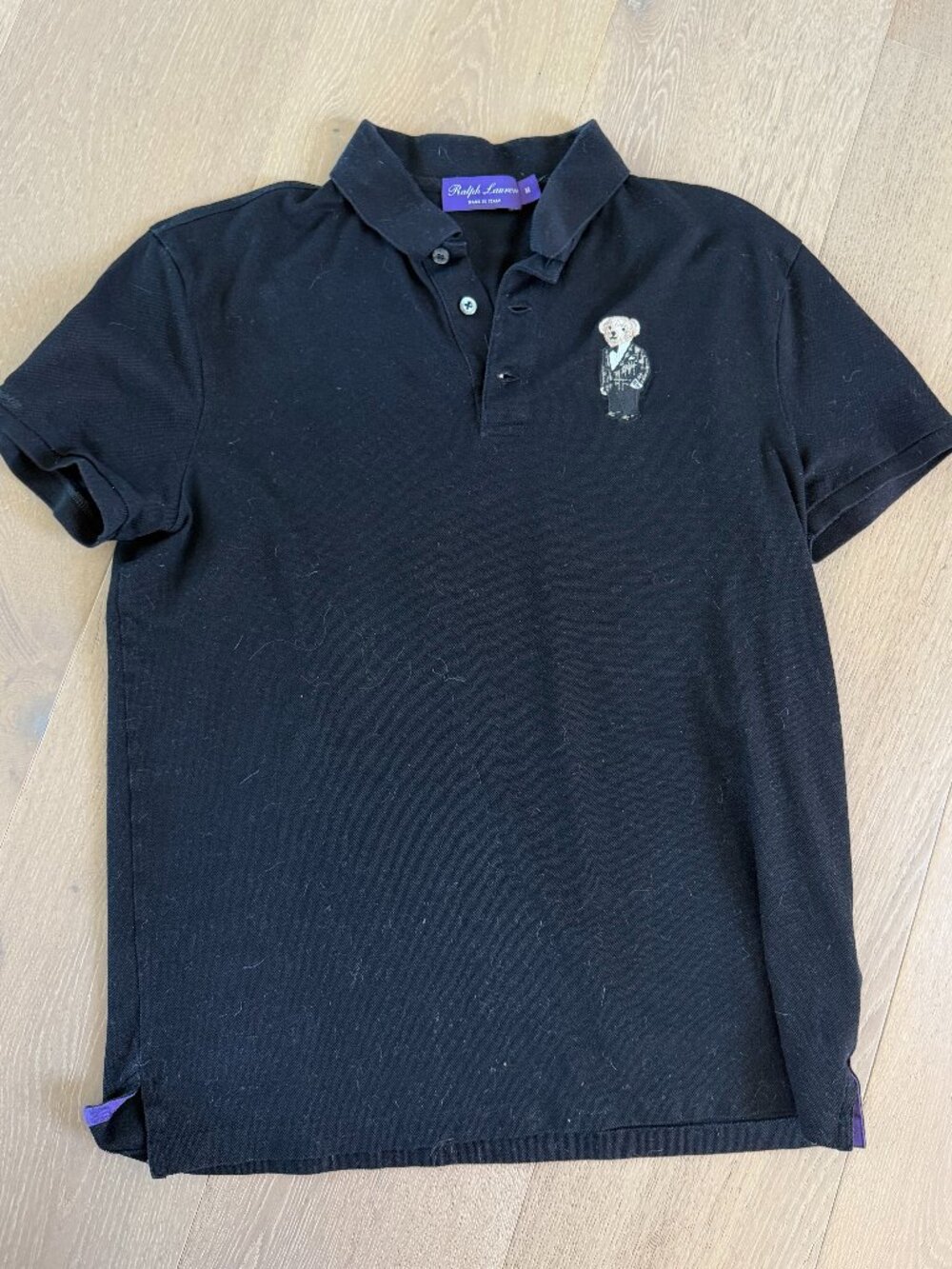 Ralph Lauren polo t-shirt black bear embroidery